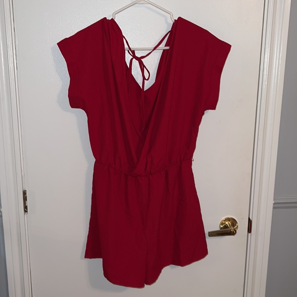RED ROMPER - Picture 4 of 5